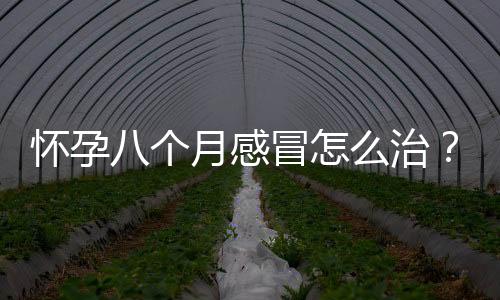 怀孕八个月感冒怎么治?教你两方法